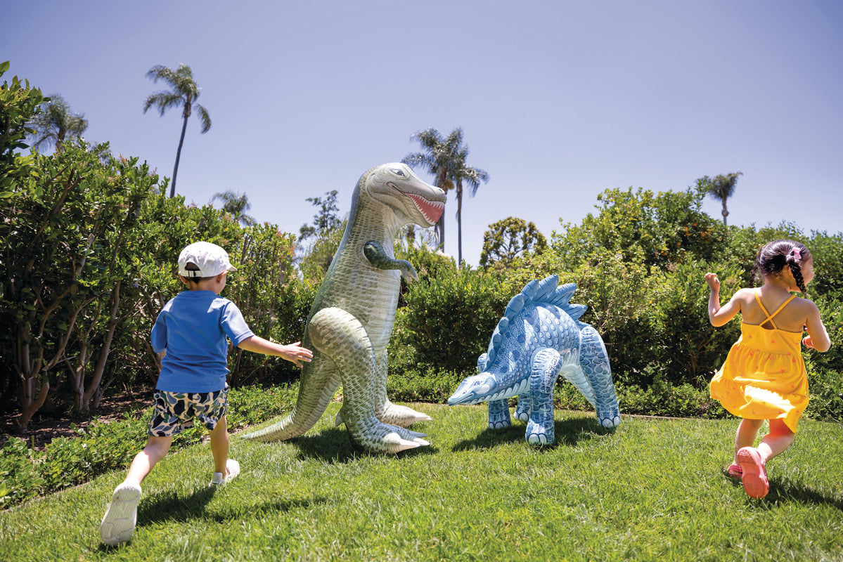 INTEX Jurassic Dino Pals Play Figures – Assorted Tyrannosaurus & Stegosaurus Inflatable Dinosaurs - Image 2