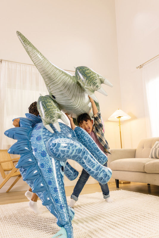 INTEX Jurassic Dino Pals Play Figures – Assorted Tyrannosaurus & Stegosaurus Inflatable Dinosaurs - Image 4