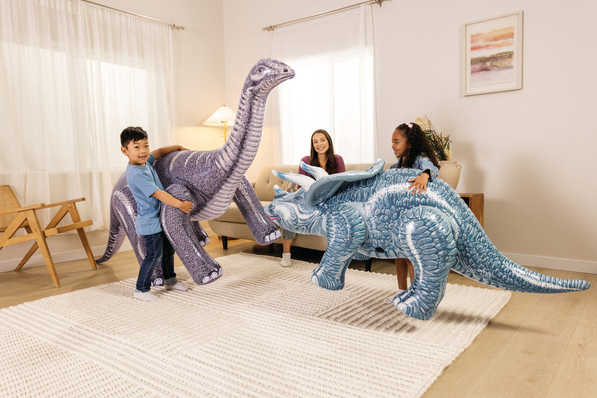 INTEX Jurassic Dino Pals Inflatable Figures – Assorted Brontosaurus & Triceratops Play Animals for Kids - Image 3