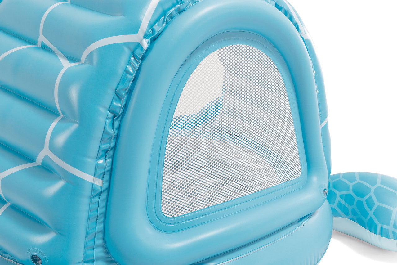 INTEX Turtle Cove Inflatable Playland – Ocean Themed Water Park with Slide, Palm Tree Sprayer, & Toy Fish - Image 7