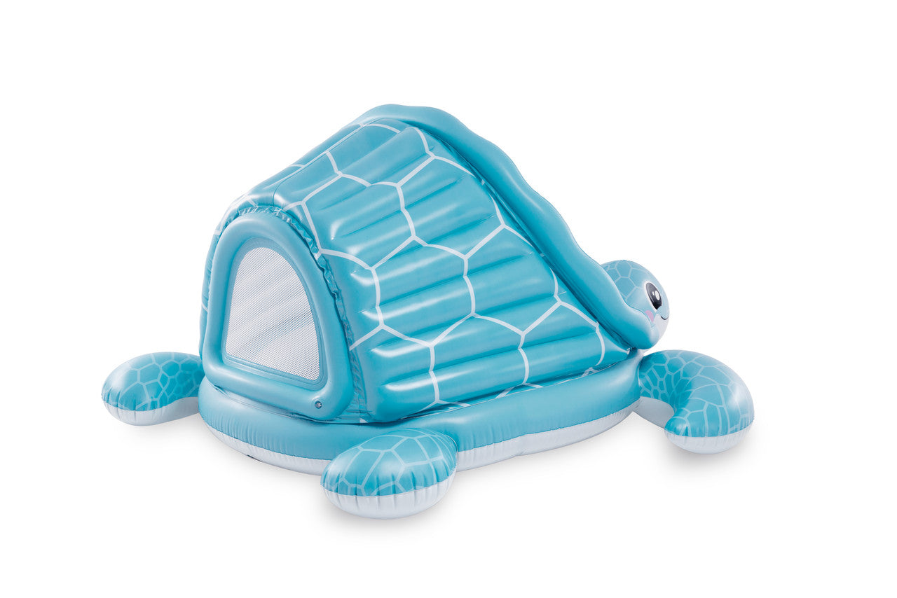 INTEX Turtle Cove Inflatable Playland – Ocean Themed Water Park with Slide, Palm Tree Sprayer, & Toy Fish - Image 5