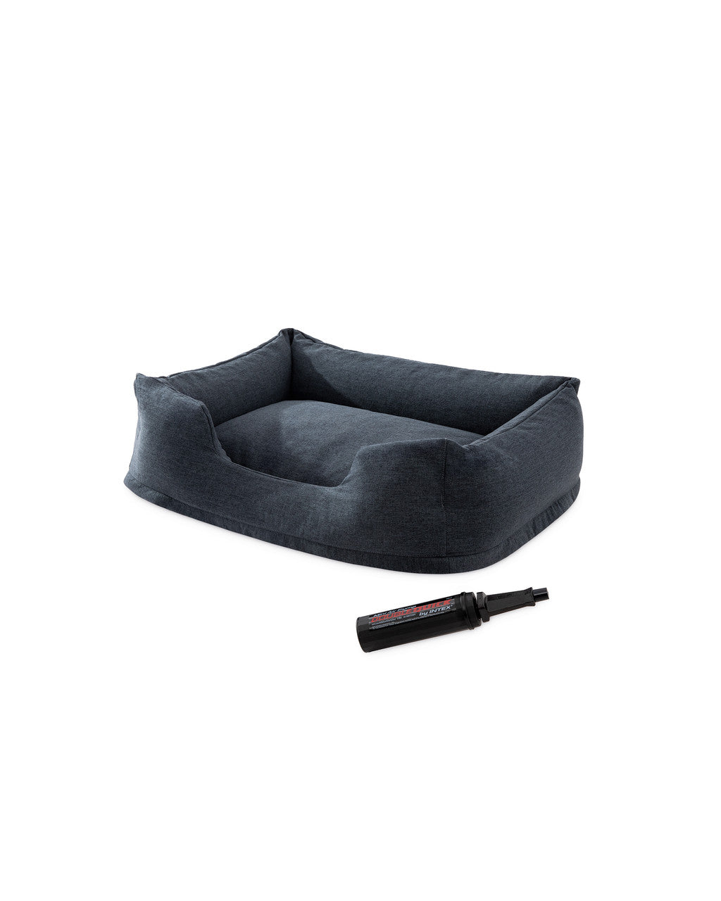 INTEX Portable Inflatable Pet Bed (Small) – Travel-Friendly Washable Dog/Cat Bed Includes Hand Pump