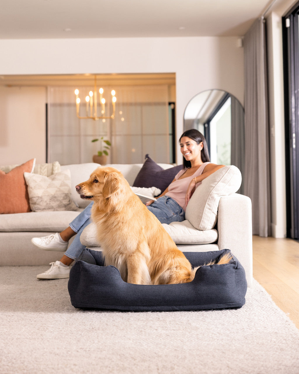 INTEX Portable Inflatable Pet Bed (Medium) – Cozy Travel Lounger for Pets with Removable Machine-Washable Cover - Image 2