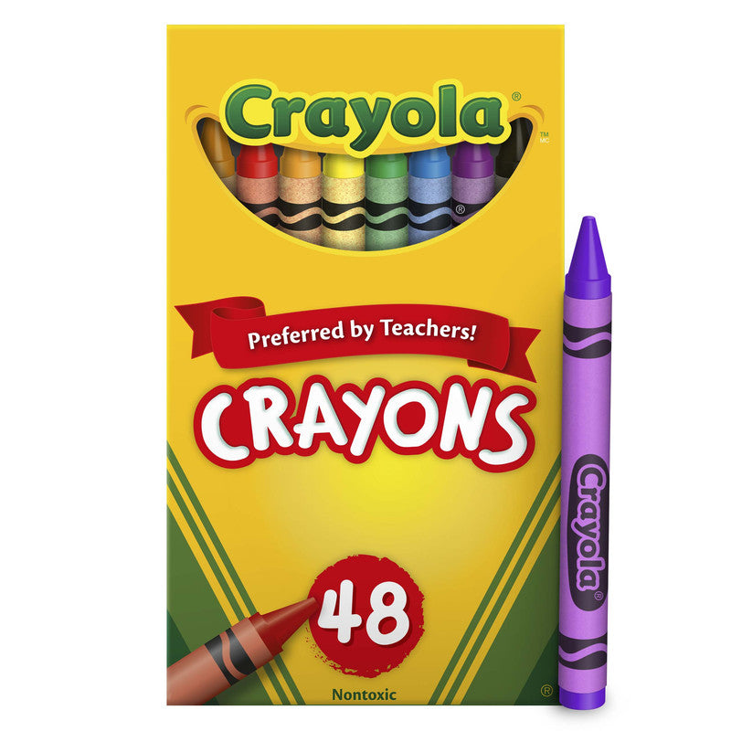 CRAYOLA LLC Crayola Non-Toxic Crayons Unisex, 3+ Years, Pack of 48 - Image 3