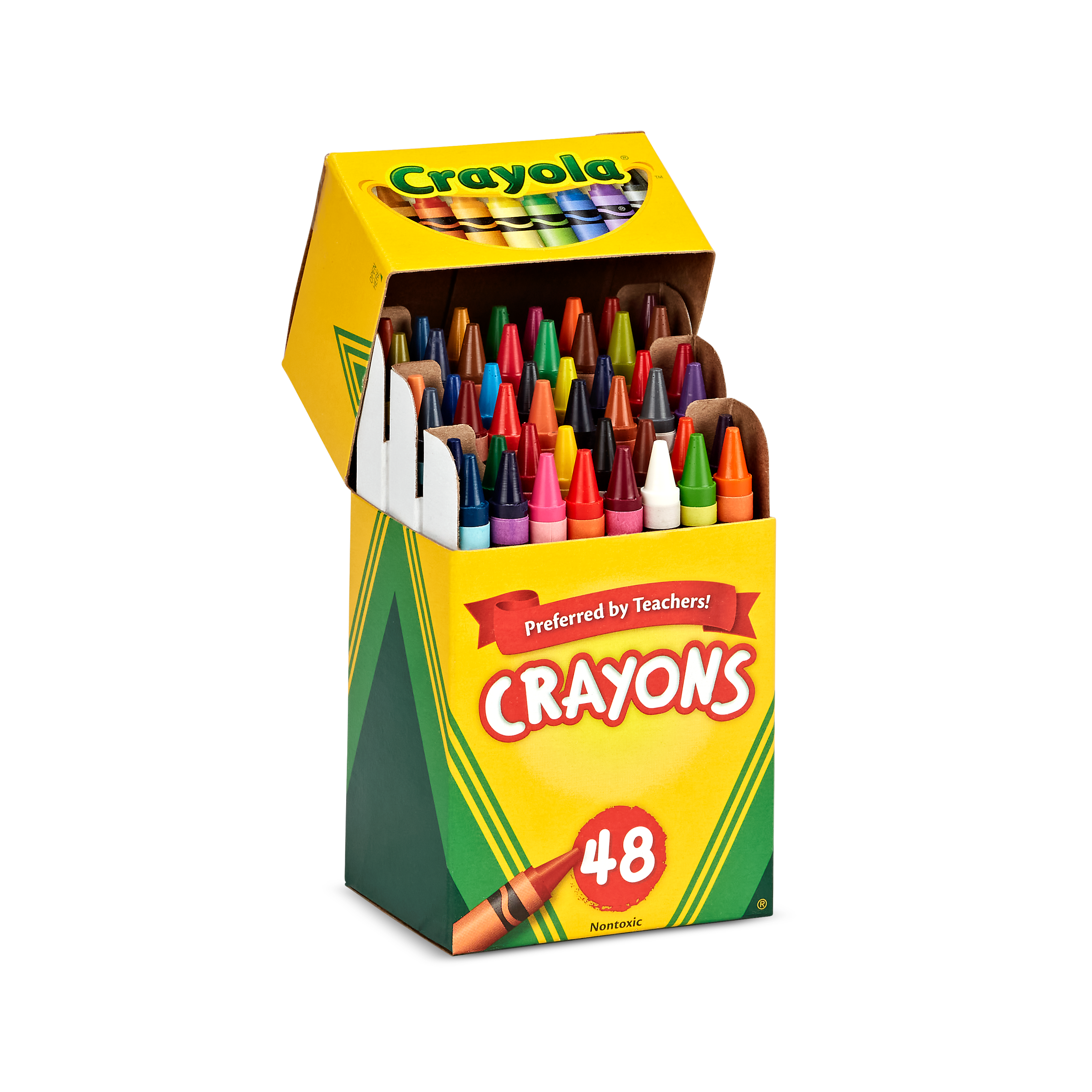 CRAYOLA Non-Toxic Crayons - Pack of 48