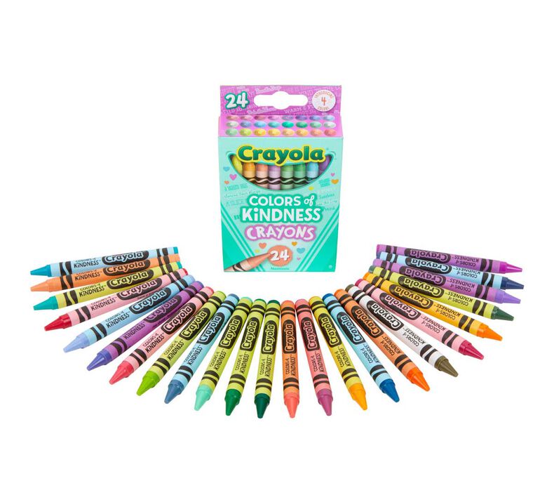 Colors of Kindness Crayons, 24 Count