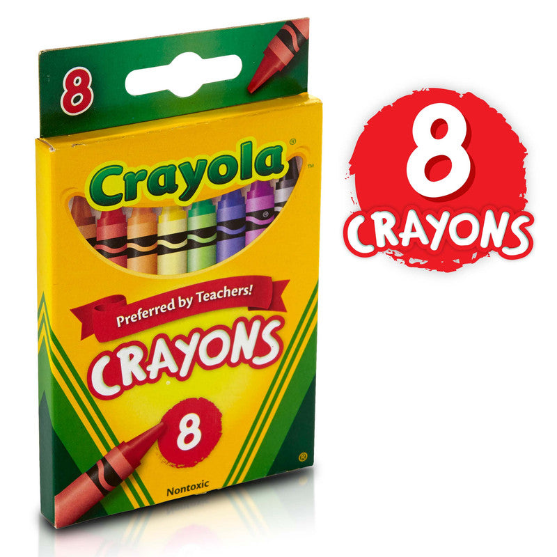 CRAYOLA LLC Crayola CRAYON 8COUNT H/TAB, 48PK