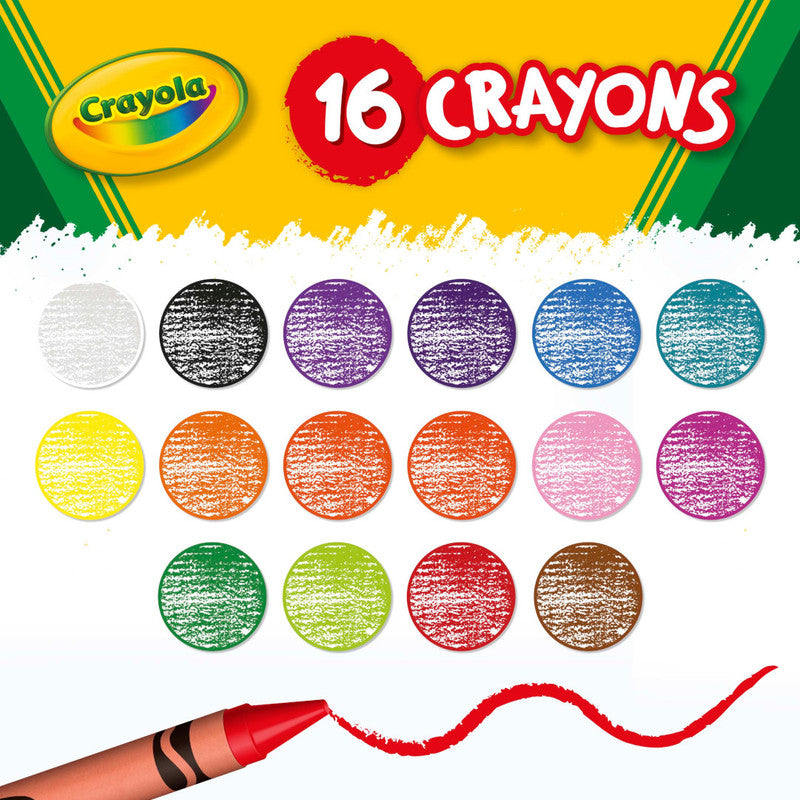 CRAYOLA LLC Crayola Non-Toxic Peggable Crayons Unisex, 3+ Years, Pack of 16 - Image 3