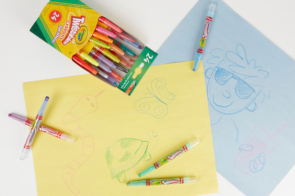 CRAYOLA LLC Crayola CRAYON, TWISTABLE FUN EFFECT, RAINBOW 24CT/12PK - Image 3
