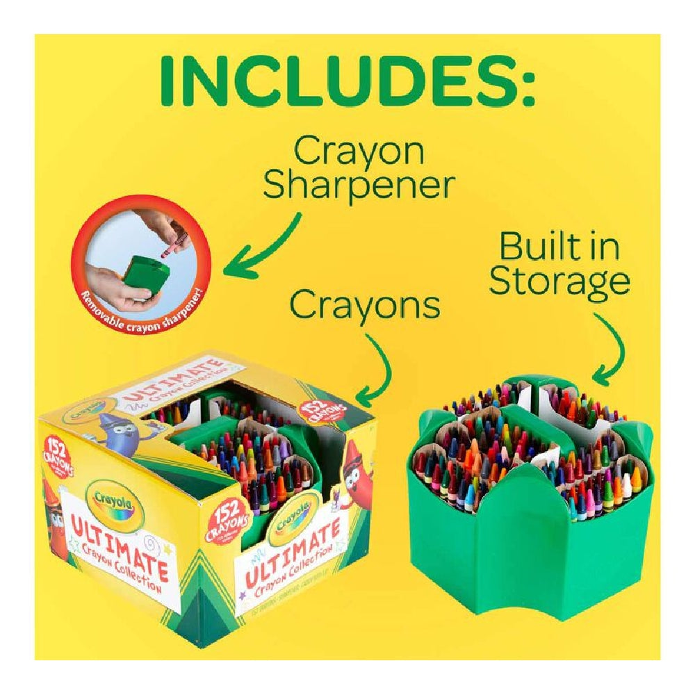 CRAYOLA LLC Crayola Ultimate Crayon Collection Unisex, 3+ Years, Pack of 152 - Image 3