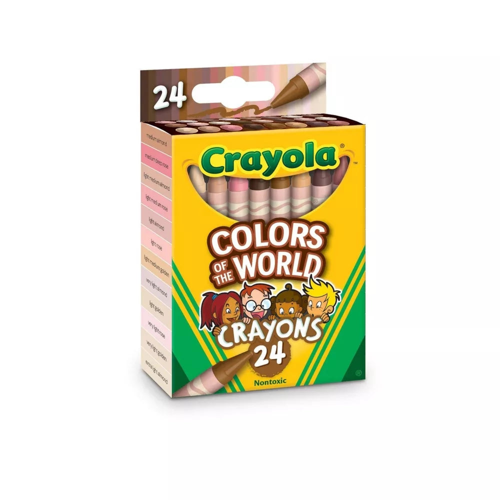 CRAYOLA LLC Crayola Colors of the World Crayons – 24 Count, Diverse Skin Tone Set - Image 2