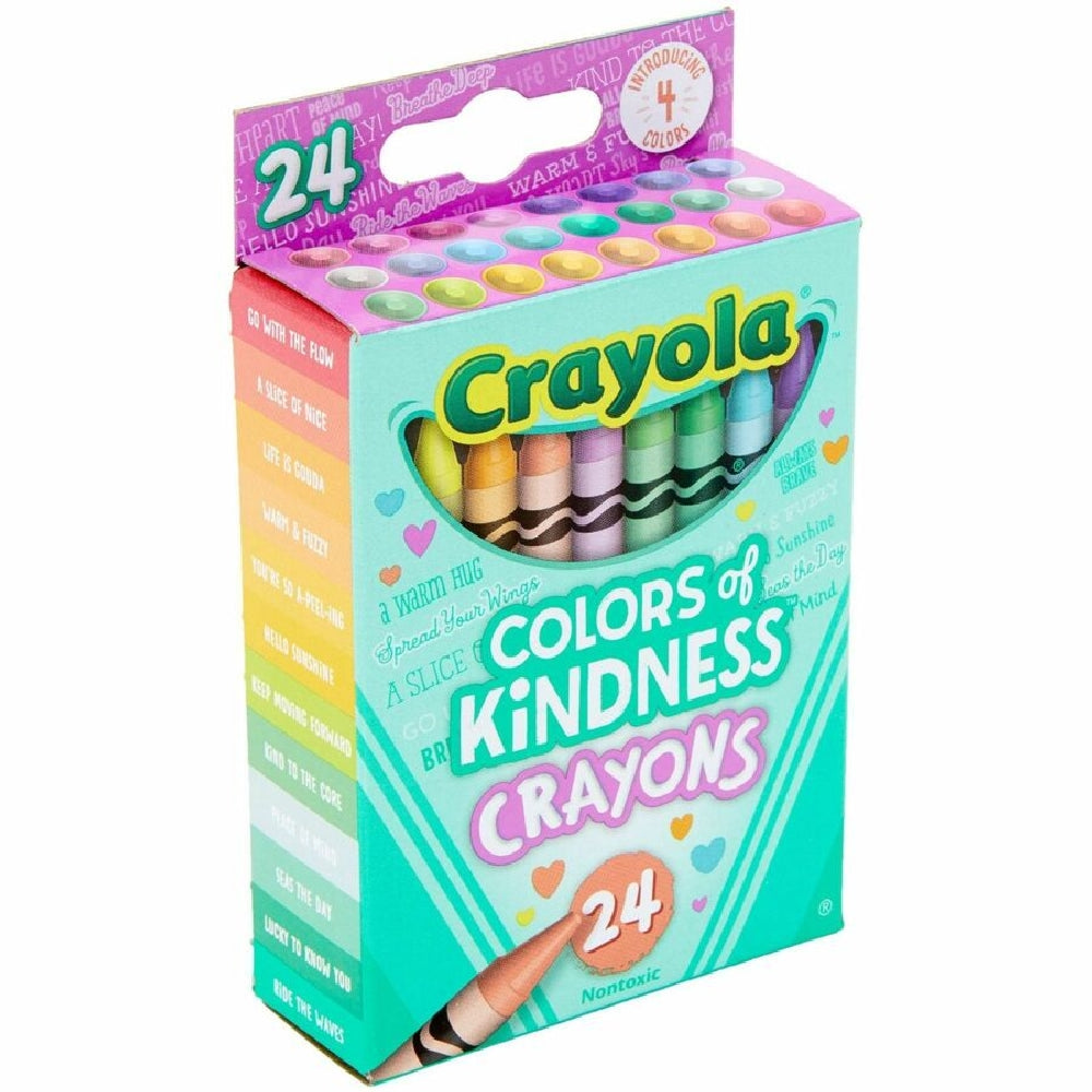 CRAYOLA LLC Crayola Colors of Kindness Crayons – 24 Count with Positive Messages - Image 2