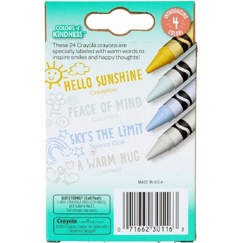 CRAYOLA LLC Crayola Colors of Kindness Crayons – 24 Count with Positive Messages - Image 4