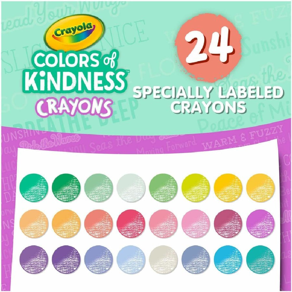 CRAYOLA LLC Crayola Colors of Kindness Crayons – 24 Count with Positive Messages - Image 5