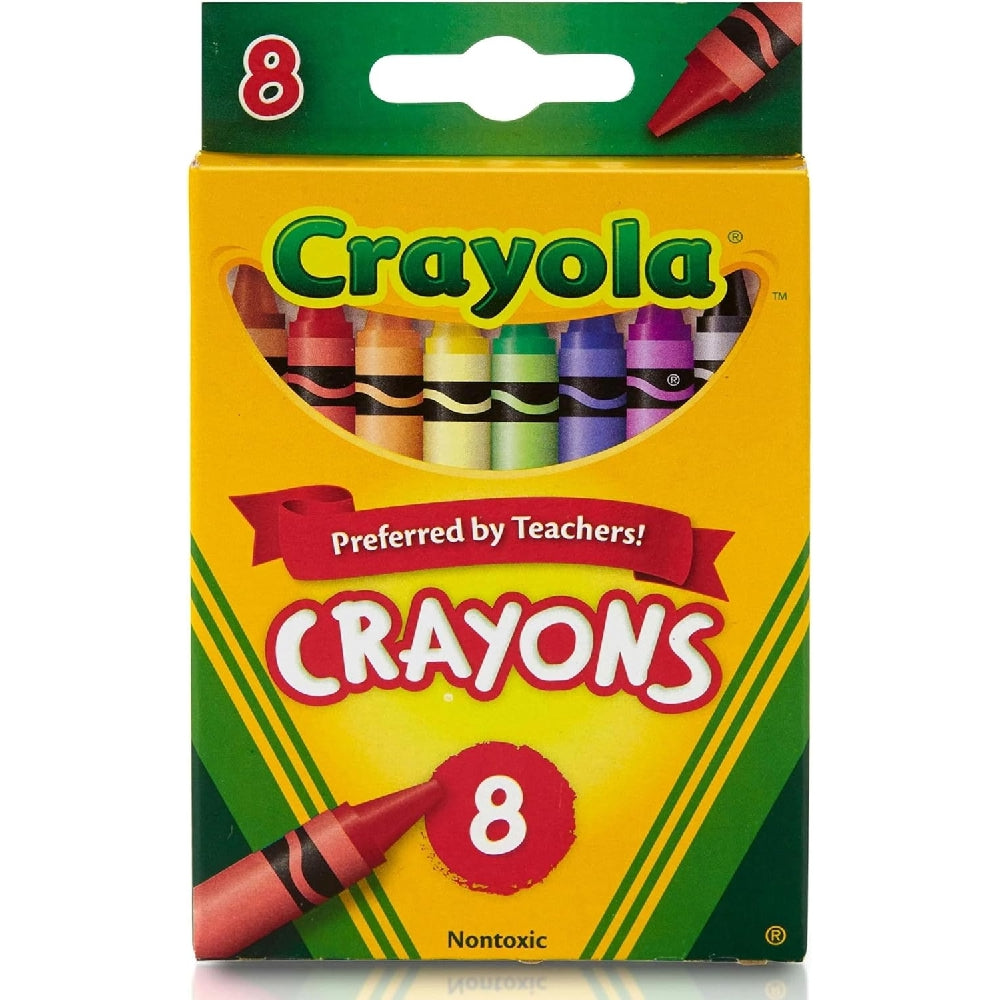 CRAYOLA LLC Crayola Crayons, School Supplies, Classic Colors, 8 Count
