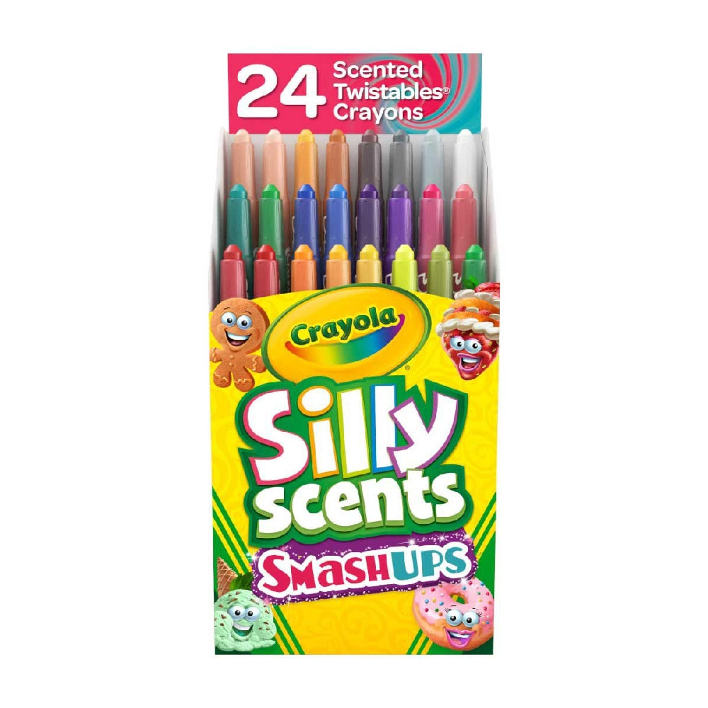 CRAYOLA LLC Crayola Silly Scents Smash Ups Mini Twistables Scented Crayons Unisex, 3-4 Years, Pack of 24