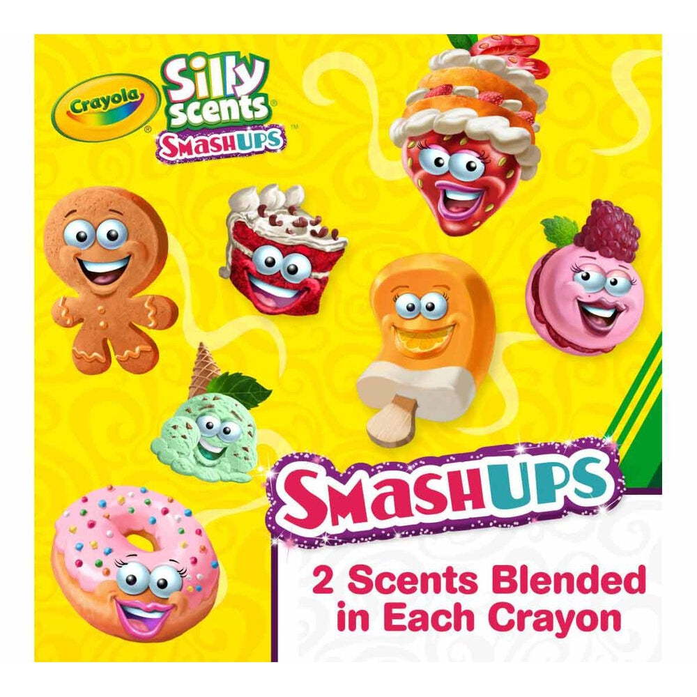 CRAYOLA LLC Crayola Silly Scents Smash Ups Mini Twistables Scented Crayons Unisex, 3-4 Years, Pack of 24 - Image 5