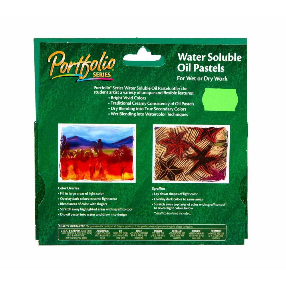 CRAYOLA LLC Crayola Oil Pastels Portfolio Series – 24 Colors, Water-Soluble & Blendable - Image 5