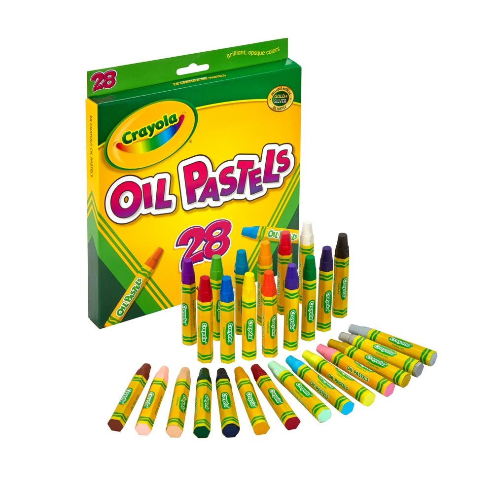 CRAYOLA LLC Crayola Non-Toxic Oil Pastels Unisex, 5-7 Years, Pack of 28 - Image 2