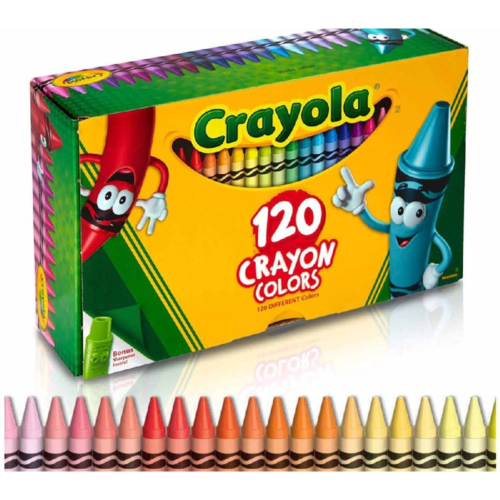 CRAYOLA LLC Crayola Non-Toxic Crayons Unisex, 4+ Years, Pack of 120 - Image 3