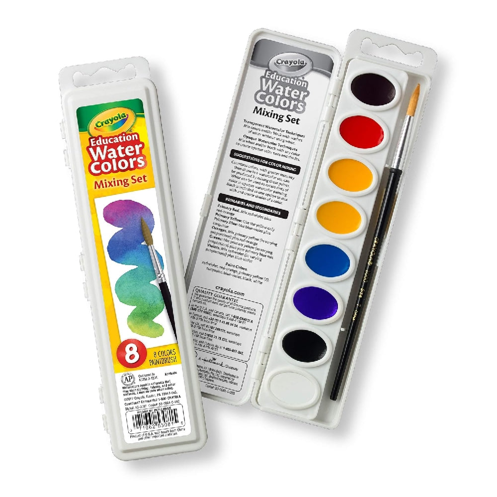 CRAYOLA LLC Crayola 8-Shades Education Watercolours Mixing Set Unisex, 5+ Years