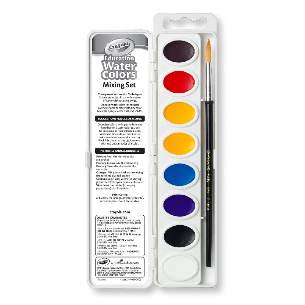 CRAYOLA LLC Crayola 8-Shades Education Watercolours Mixing Set Unisex, 5+ Years - Image 2