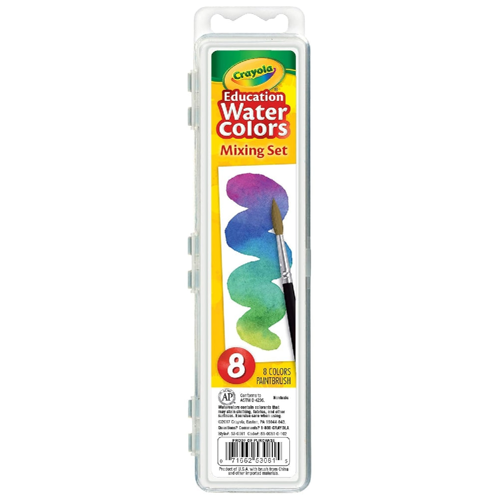 CRAYOLA LLC Crayola 8-Shades Education Watercolours Mixing Set Unisex, 5+ Years - Image 3