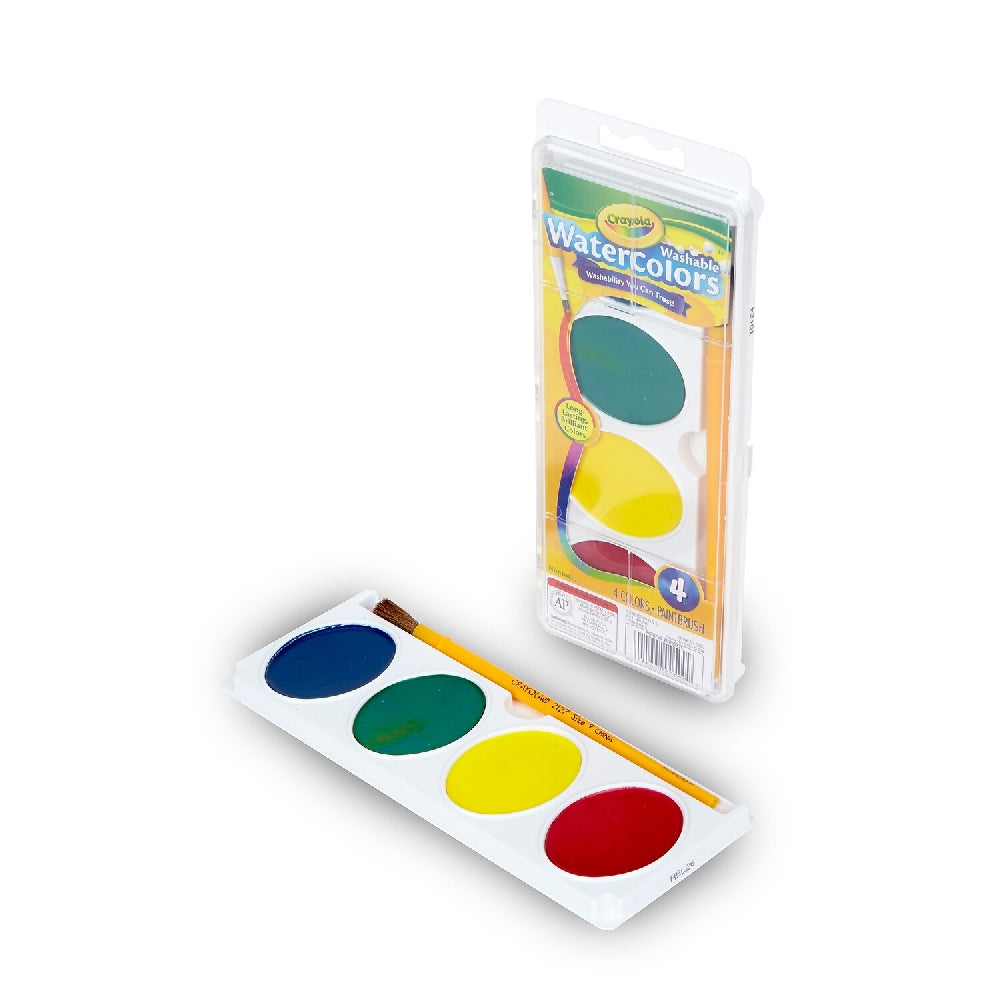 CRAYOLA LLC Crayola 4-Shades Jumbo Washable Watercolours Unisex, 3+ Years - Image 2