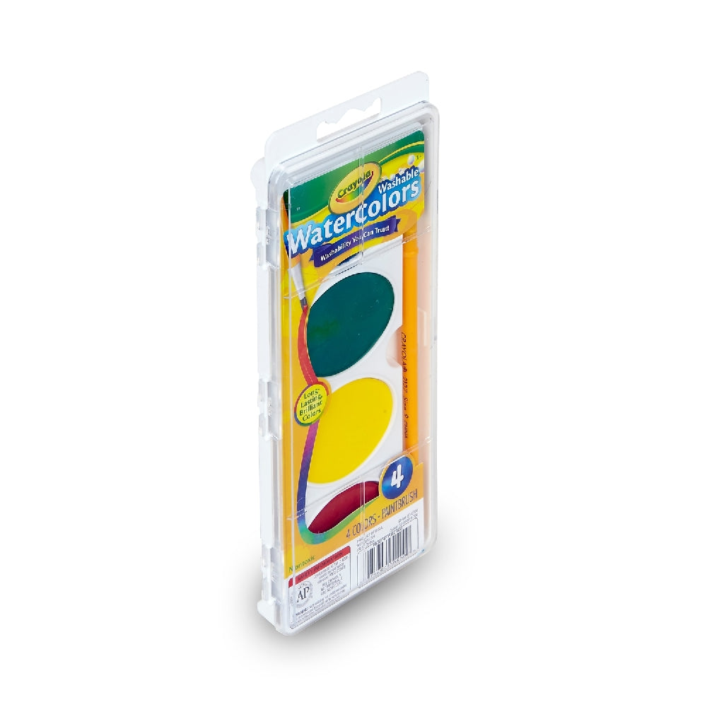 CRAYOLA LLC Crayola 4-Shades Jumbo Washable Watercolours Unisex, 3+ Years - Image 3