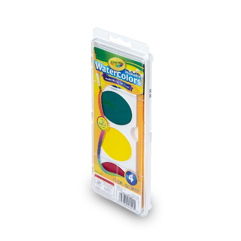 CRAYOLA LLC Crayola 4-Shades Jumbo Washable Watercolours Unisex, 3+ Years - Image 4