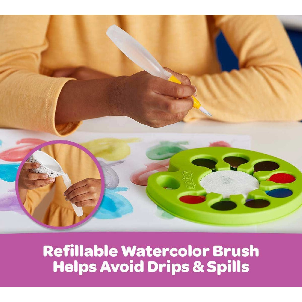 CRAYOLA LLC Crayola Washable Pop & Paint Watercolour Palette Unisex, 4+ Years - Image 5