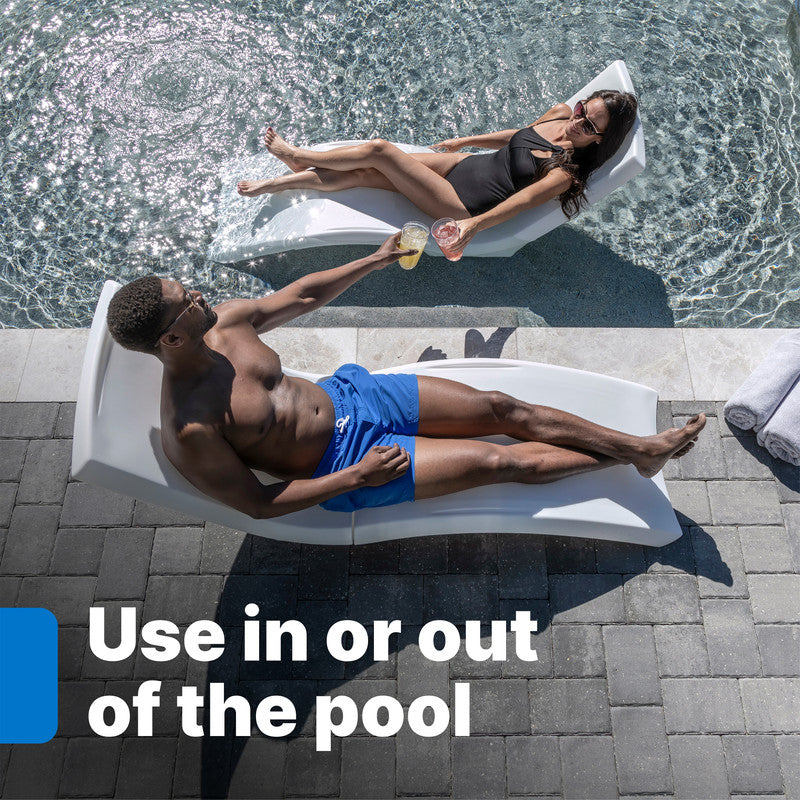 VERO POOL LOUNGER (WHITE) - Image 6