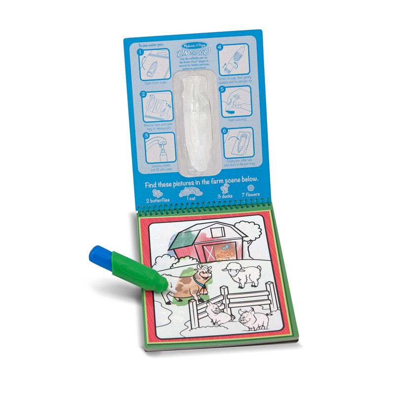 SMD _MELISSA & DOUG _SPIN MASTER Melissa & Doug Animals Water Wow! Art Kit Unisex, 3-4 Years - Image 2