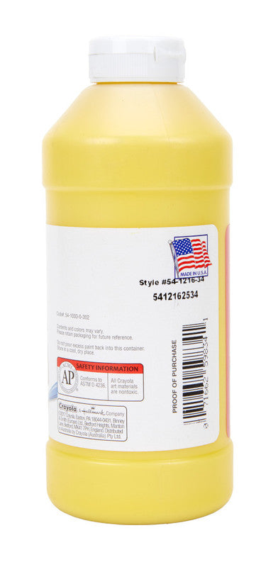 WASHABLE PAINT ,YELLOW 16 OZ PLASTIC SQUEEZE BOTTLE3 - Image 4