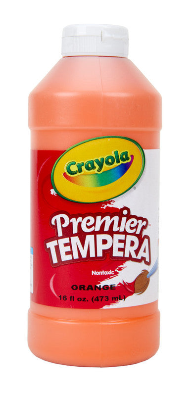 PAINT,ORANGE,WASHABLE 16 OZ PLASTIC SQUEEZE BOTTLE3