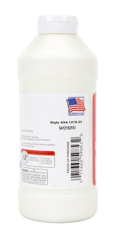 WASHABLE PAINT ,WHITE 16 OZ PLASTIC SQUEEZE BOTTLE3 - Image 4
