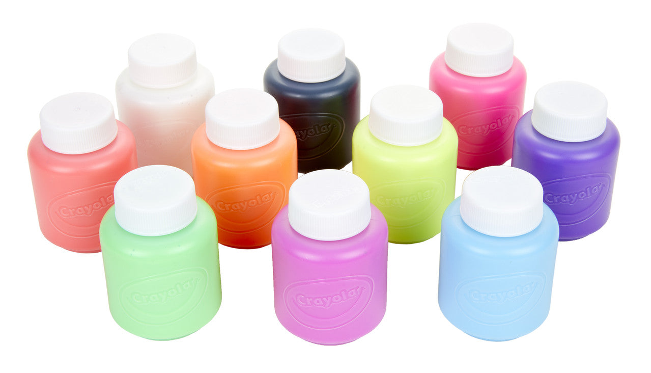 CRAYOLA Crayola 2 oz. Neon Washable Project Paint Unisex, 3-4 Years, Pack of 10 - Image 3