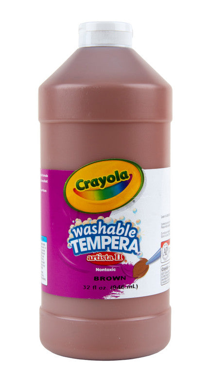 PAINT,BROWN,WASHABLE 16 OZ PLASTIC SQUEEZE BOTTLE3