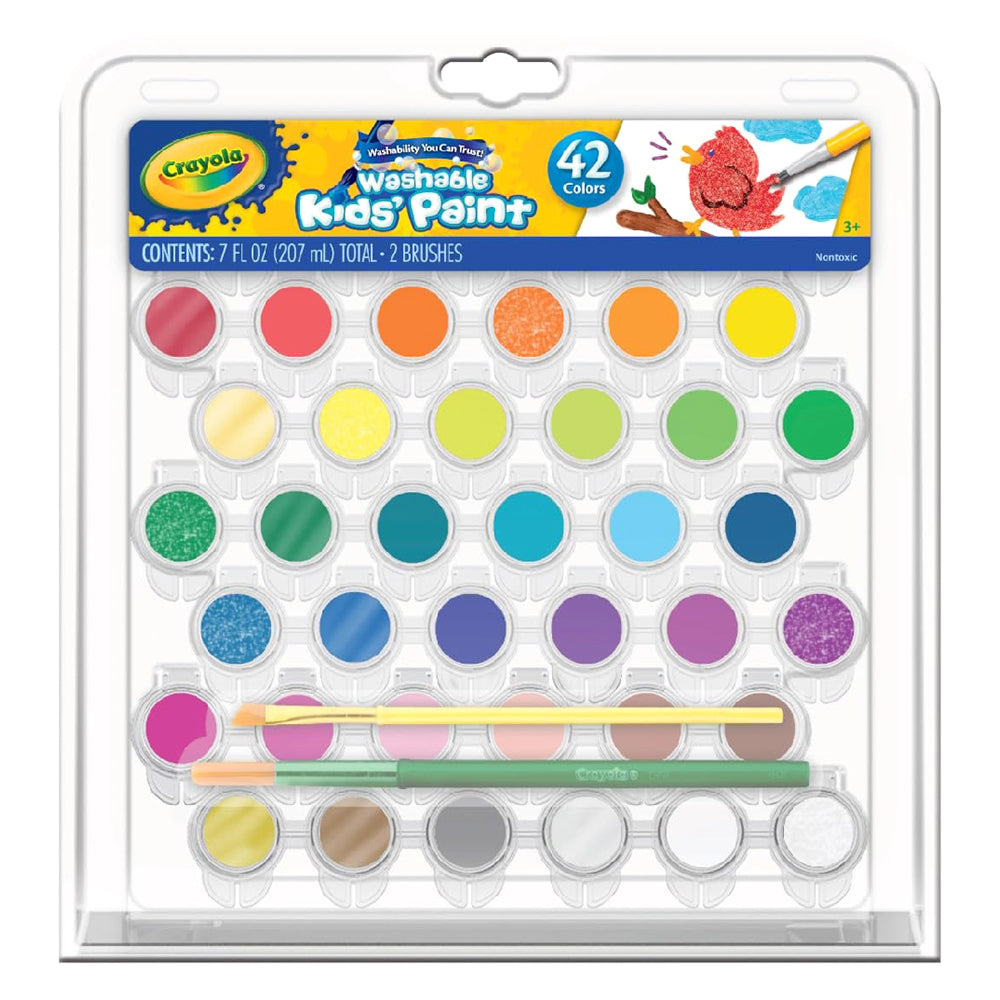 CRAYOLA LLC Crayola 42-Shades Washable Kids Paint Unisex, 3+ Years