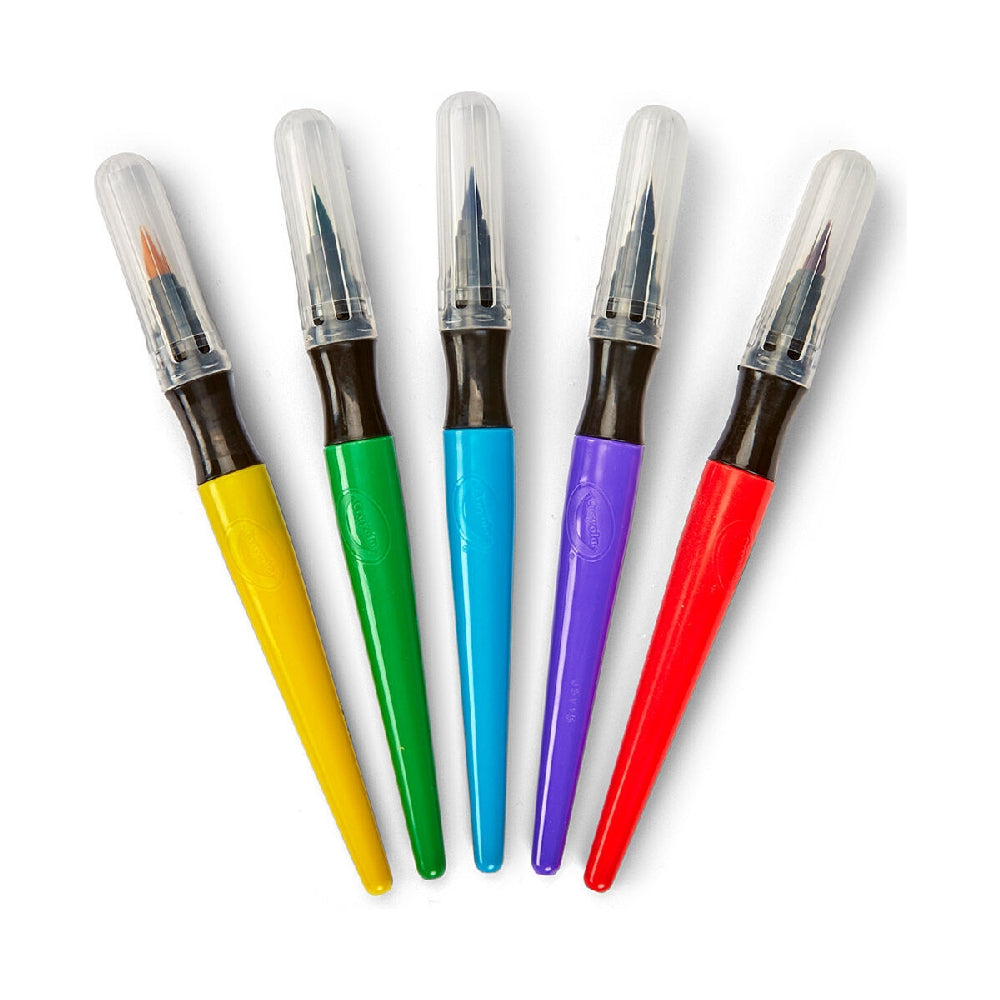 CRAYOLA LLC Crayola Washable Paint Brush Pens Unisex, 3+ Years, Pack of 5 - Image 2