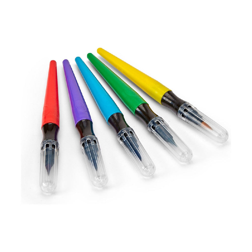 CRAYOLA LLC Crayola Washable Paint Brush Pens Unisex, 3+ Years, Pack of 5 - Image 3