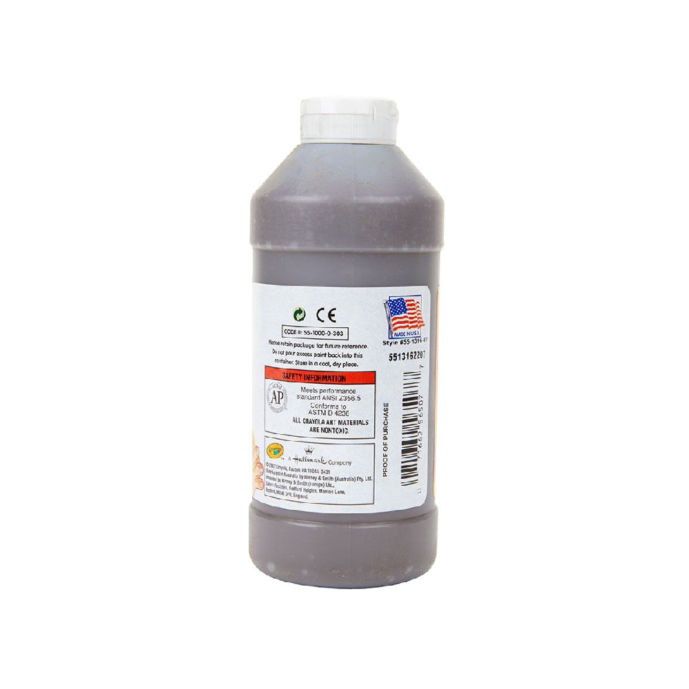 CRAYOLA LLC Crayola 16 oz. Washable Brown Finger Paint Unisex, 3+ Years, Pack of 12 - Image 2