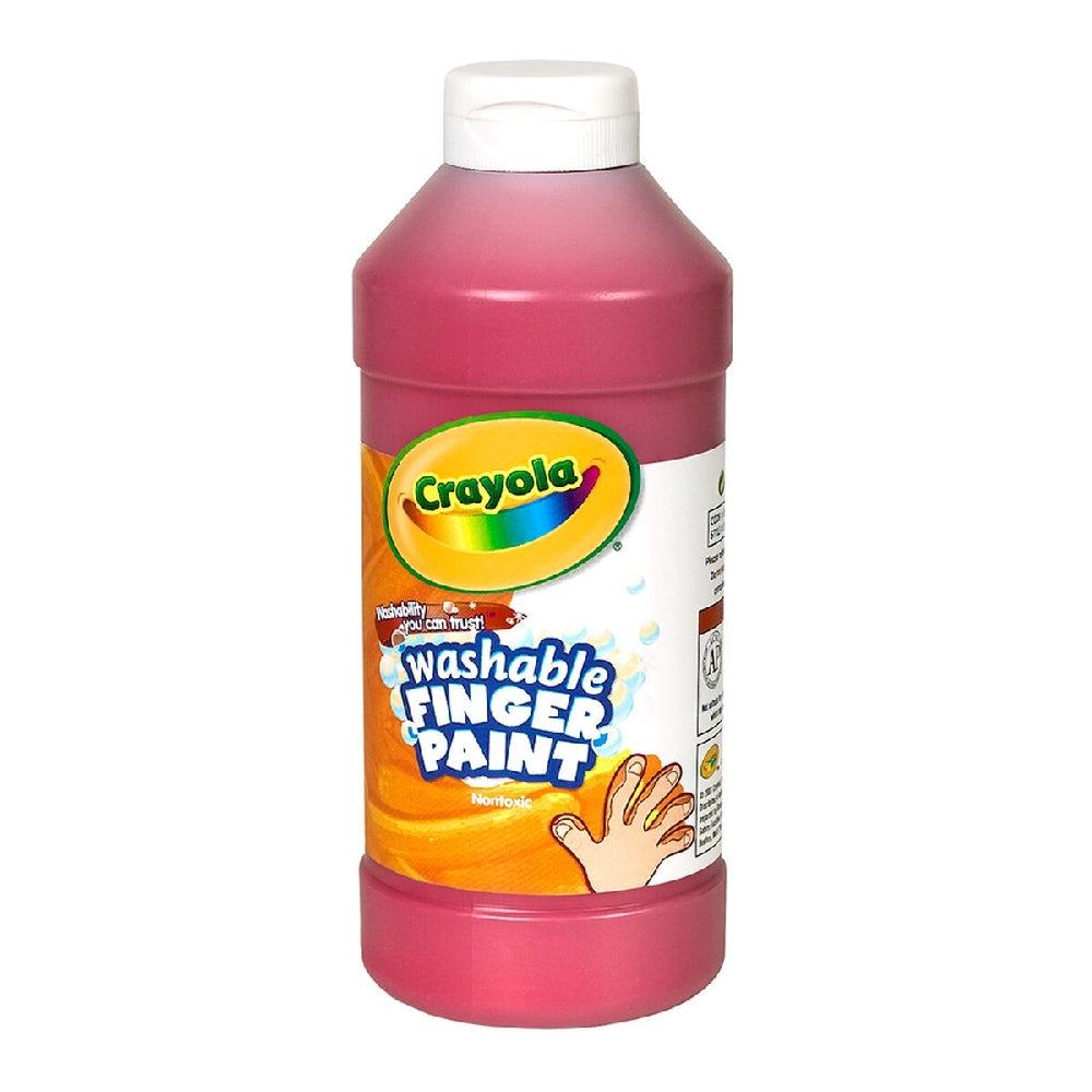 CRAYOLA LLC Crayola 16 oz. Washable Red Finger Paint Unisex, 3+ Years, Pack of 12