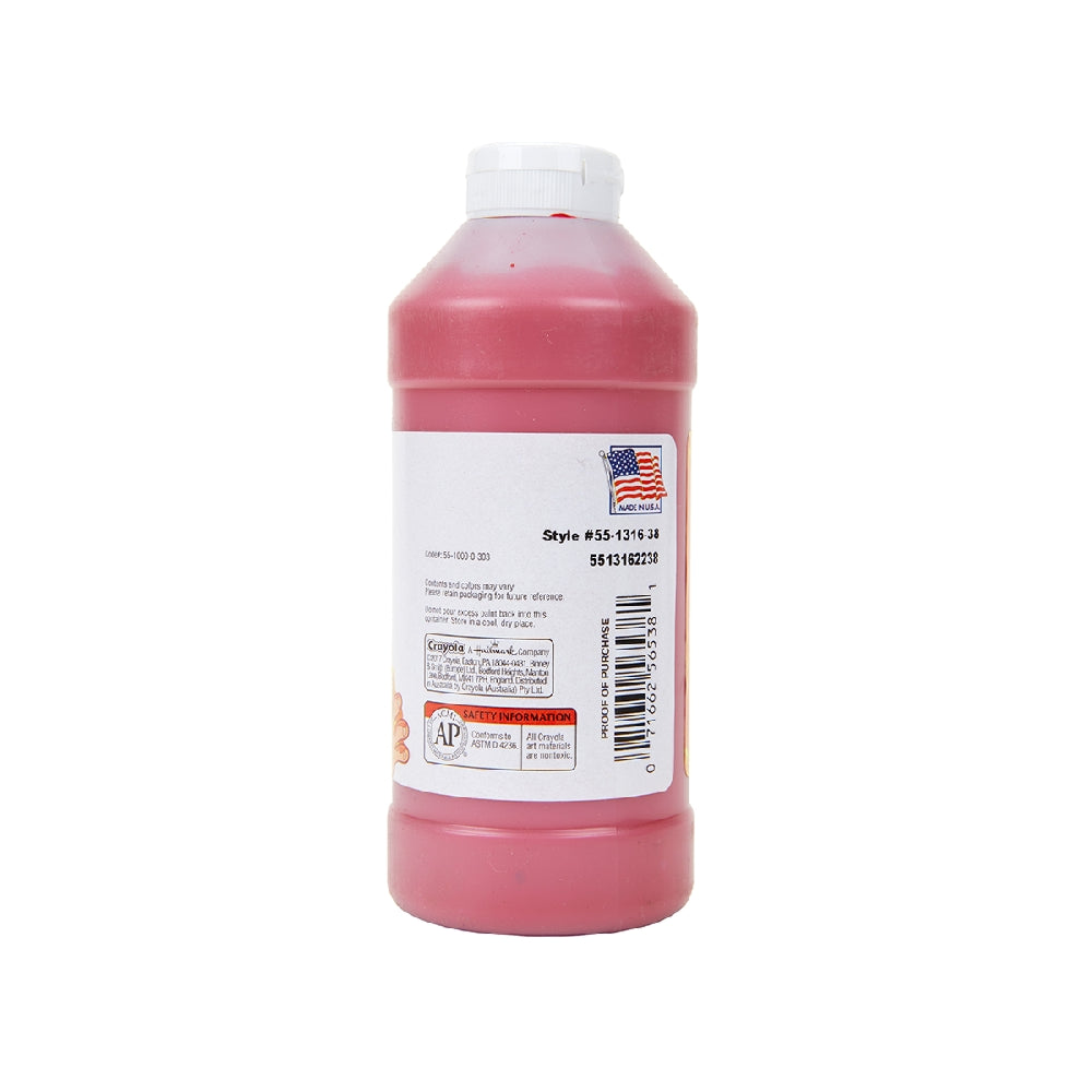 CRAYOLA LLC Crayola 16 oz. Washable Red Finger Paint Unisex, 3+ Years, Pack of 12 - Image 2
