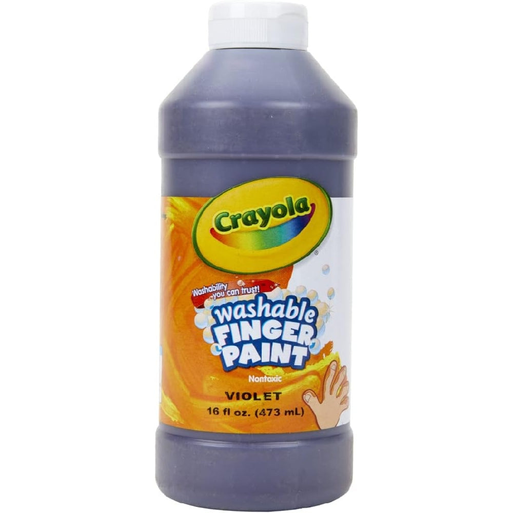 CRAYOLA LLC Crayola 16 oz. Washable Violet Finger Paint Unisex, 3+ Years, Pack of 12