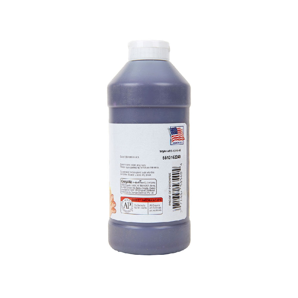 CRAYOLA LLC Crayola 16 oz. Washable Violet Finger Paint Unisex, 3+ Years, Pack of 12 - Image 2