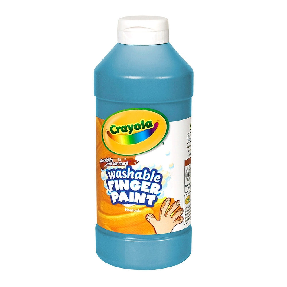 CRAYOLA LLC Crayola 16 oz. Washable Blue Finger Paint Unisex, 3+ Years, Pack of 12