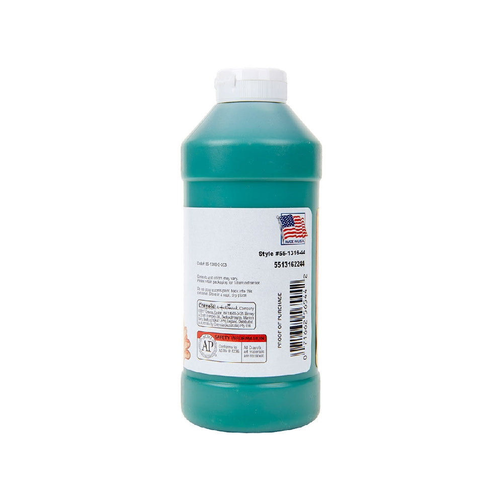 CRAYOLA LLC Crayola 16 oz. Washable Green Finger Paint Unisex, 3+ Years, Pack of 12 - Image 2