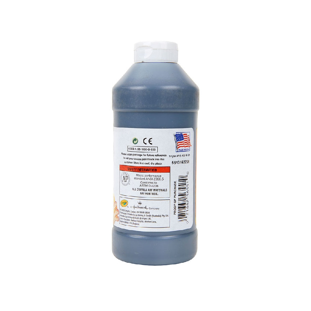 CRAYOLA LLC Crayola 16 oz. Washable Black Finger Paint Unisex, 3+ Years, Pack of 12 - Image 2