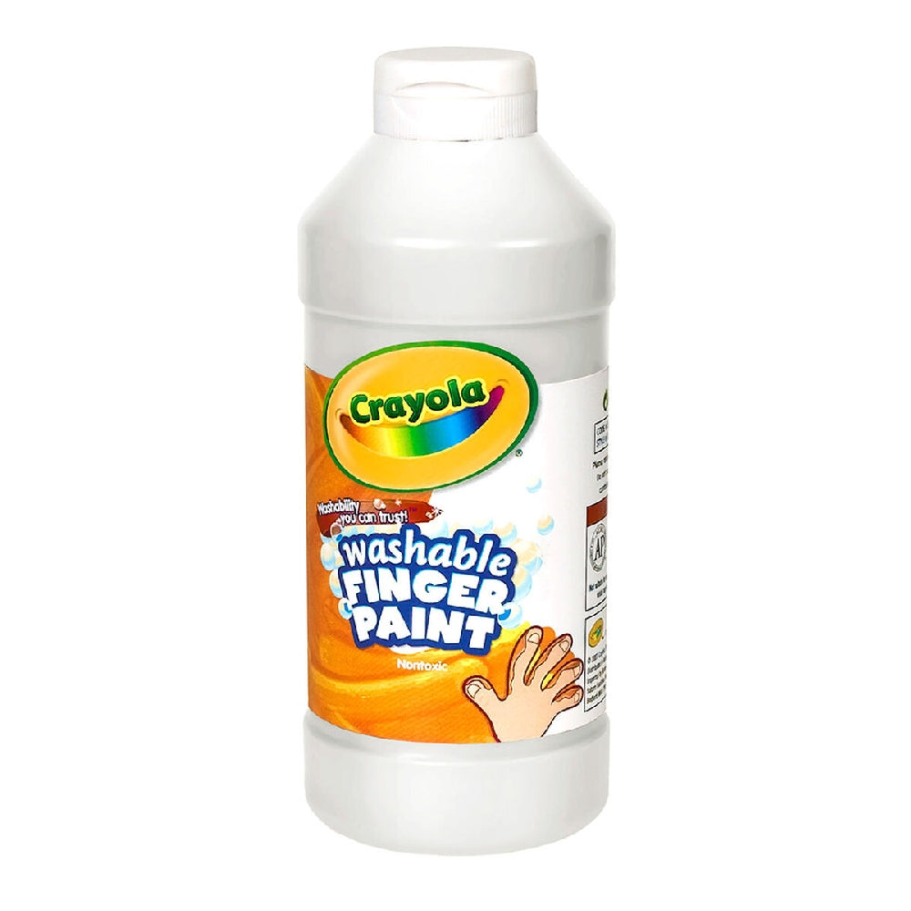 CRAYOLA LLC Crayola 16 oz. Washable White Finger Paint Unisex, 3+ Years, Pack of 12